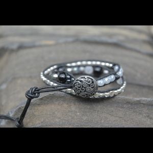 Handmade Leather Wrap Bracelet